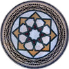 Round Marble Mosaic - Aquila