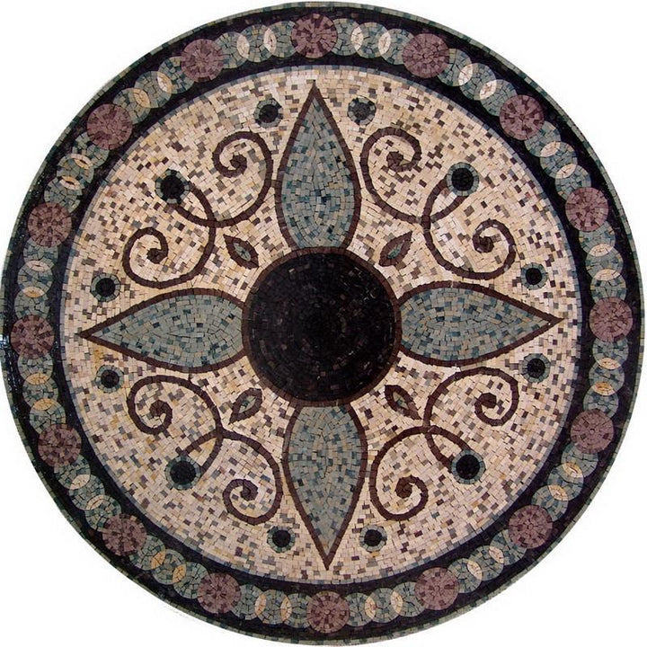 Modern Flower Mosaic - Begonia