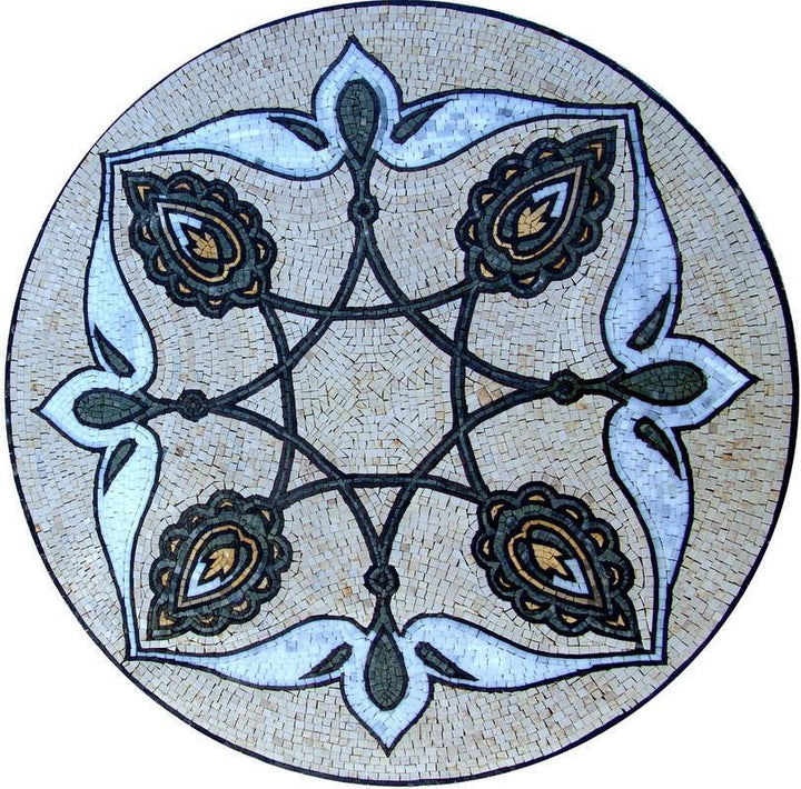 Marble Mosaic Rondure - Leona