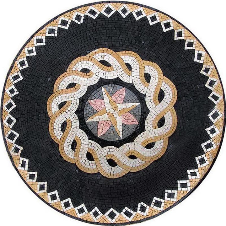 Nautical Medallion Mosaic - Bussola