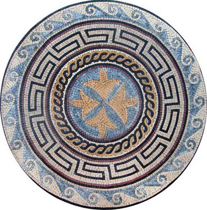 Round Greco-Roman Mosaic - Aelia