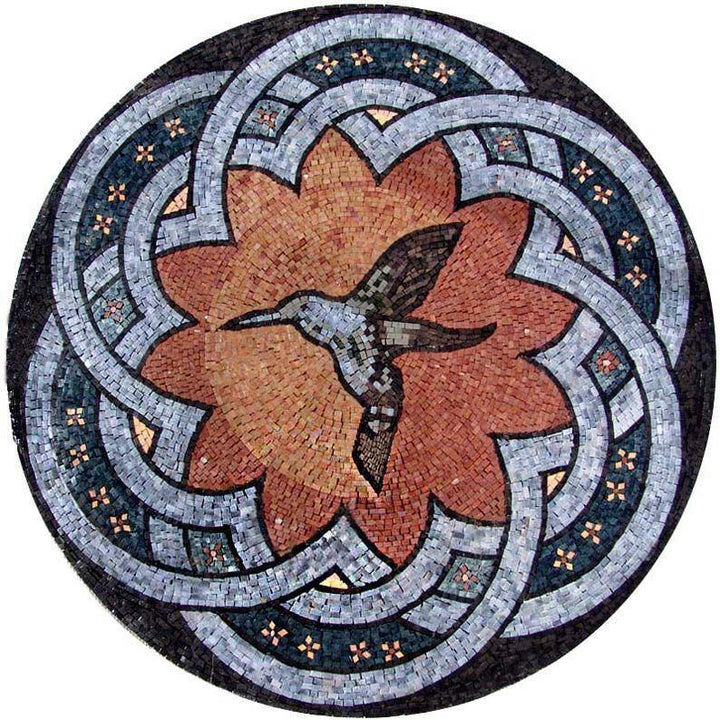 Medallion Mosaic Art - Charm Bird