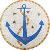 Blue Anchor Nautical Mosaic - Taavi 