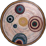 Circles Marble Mosaic