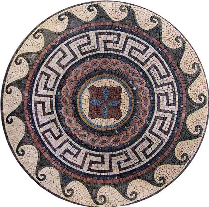 Multi-Motif Roman Mosaic - Augusta