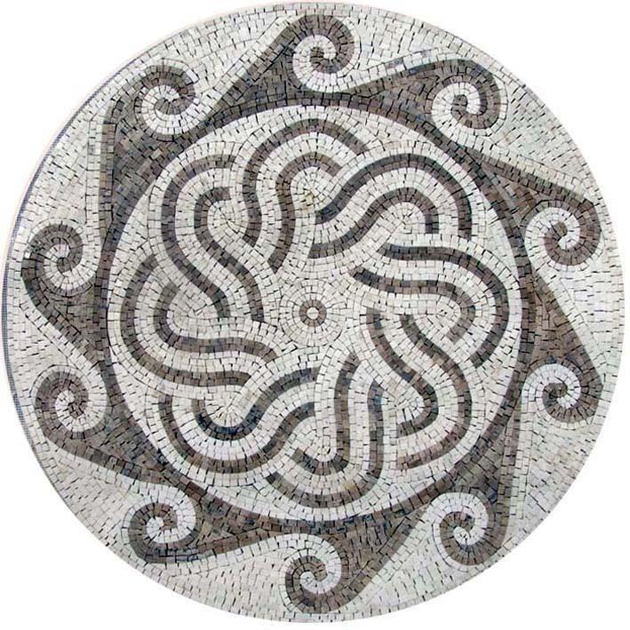 Roman Mosaic Accent Tile - Gaya