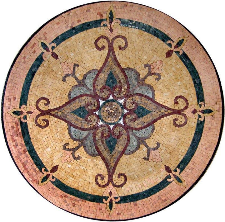 Ornamental Flower Mosaic - Maysam II