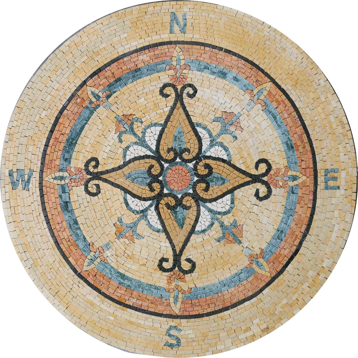 Ornamental Flower Mosaic - Maysam IV