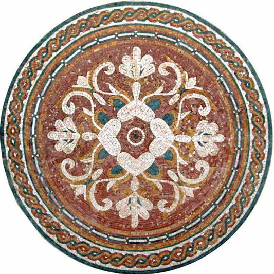 Round Floral Mosaic - Florentina