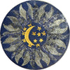 Blue Celestial Round Mosaic - Hagan