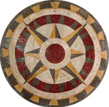 Nautical Stone Mosaic - Poseidon