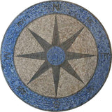 Mosaic Art - Compass Stone