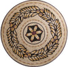 Roman Floral Mosaic Medallion - Caria