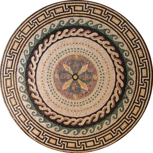 Circular Greco-Roman Mosaic - Taavi