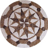 Round Star Geometric Mosaic - Carina