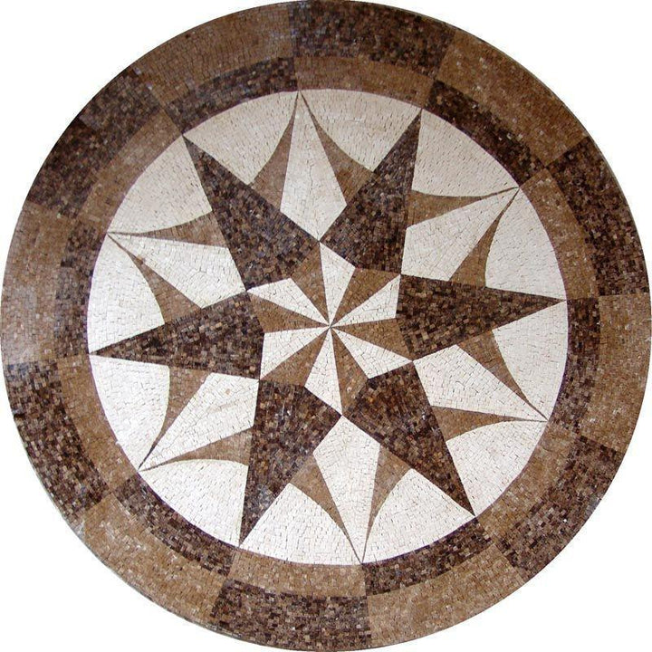 Starburst Geometric Mosaic - Sirius