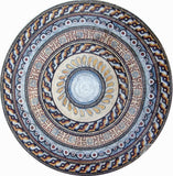 Greco-Roman Floral Medallion - Gael Mosaic