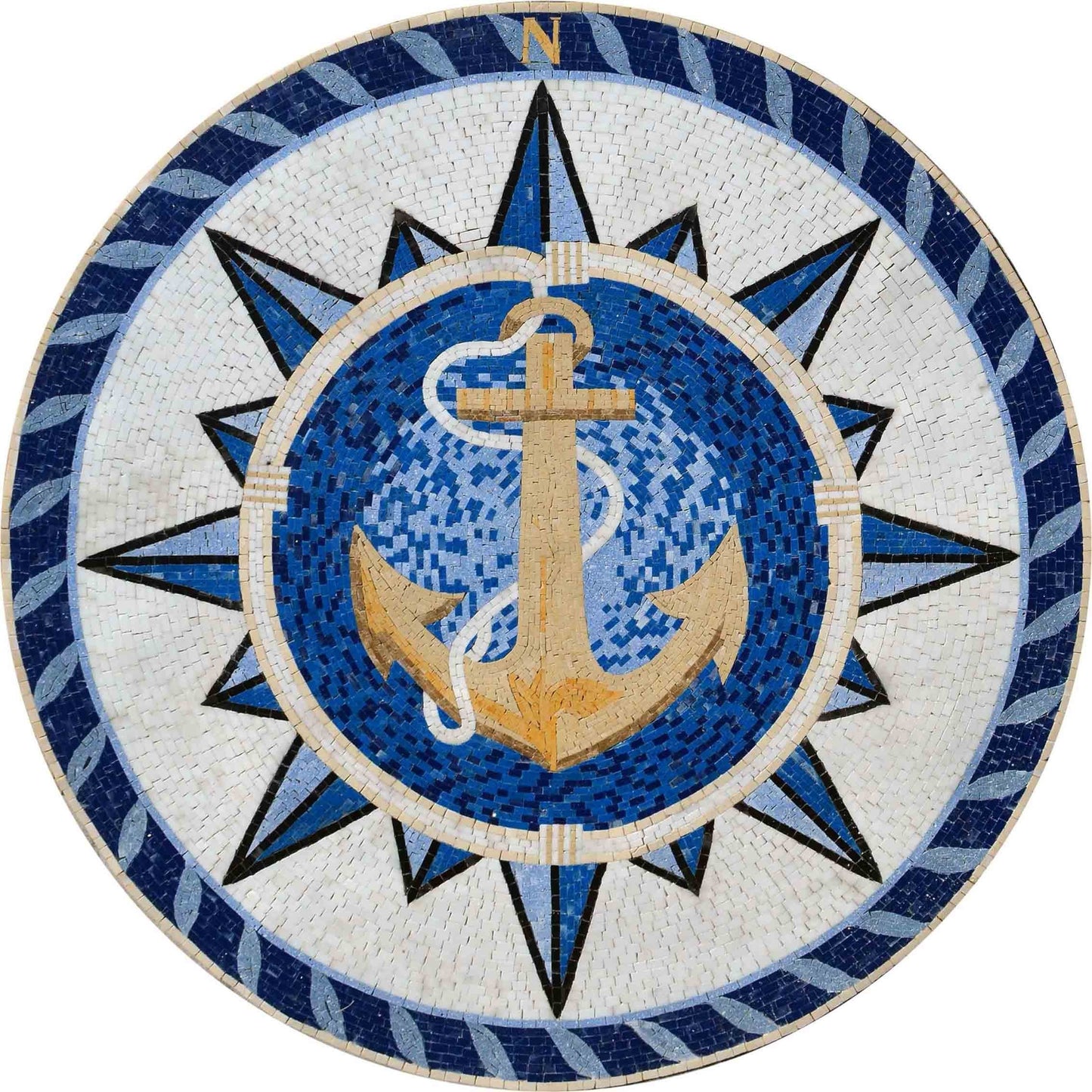 Mosaic Marble - Coastal Anchor 
