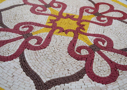 Persian Floral Medallion - Panni Mosaic III