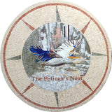 The Pelican's Nest - Mosaic Medallion