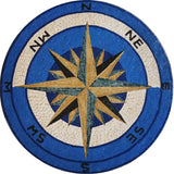 Mosaic Medallion - Compass Rose II