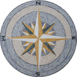 Mosaic Compass Medallion - Meri 