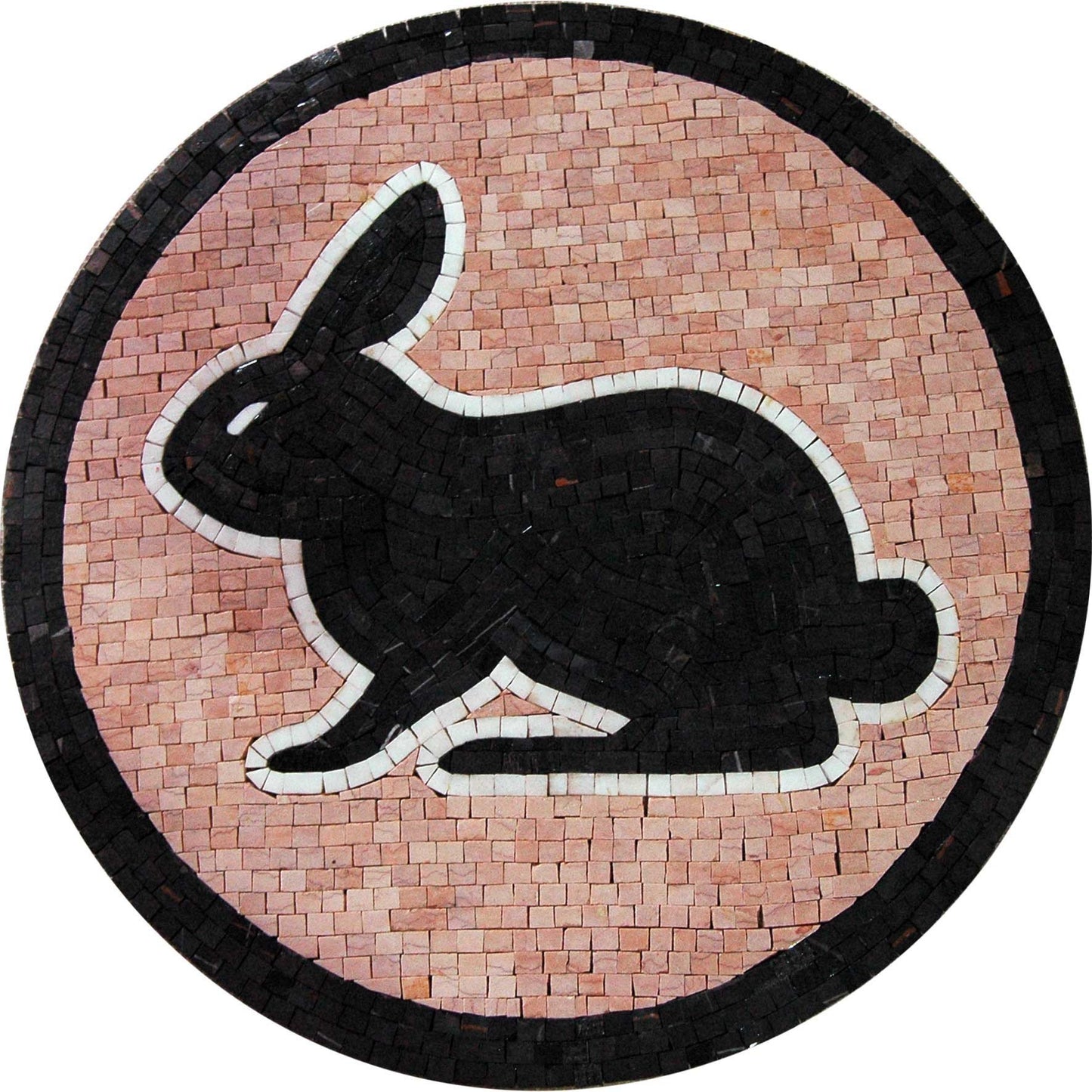 Mosaic Medallion - Rabbit Artwork