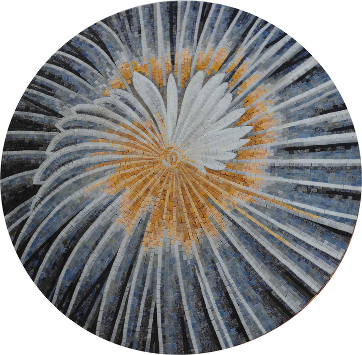 Flower Mosaic Medallion - Lilium