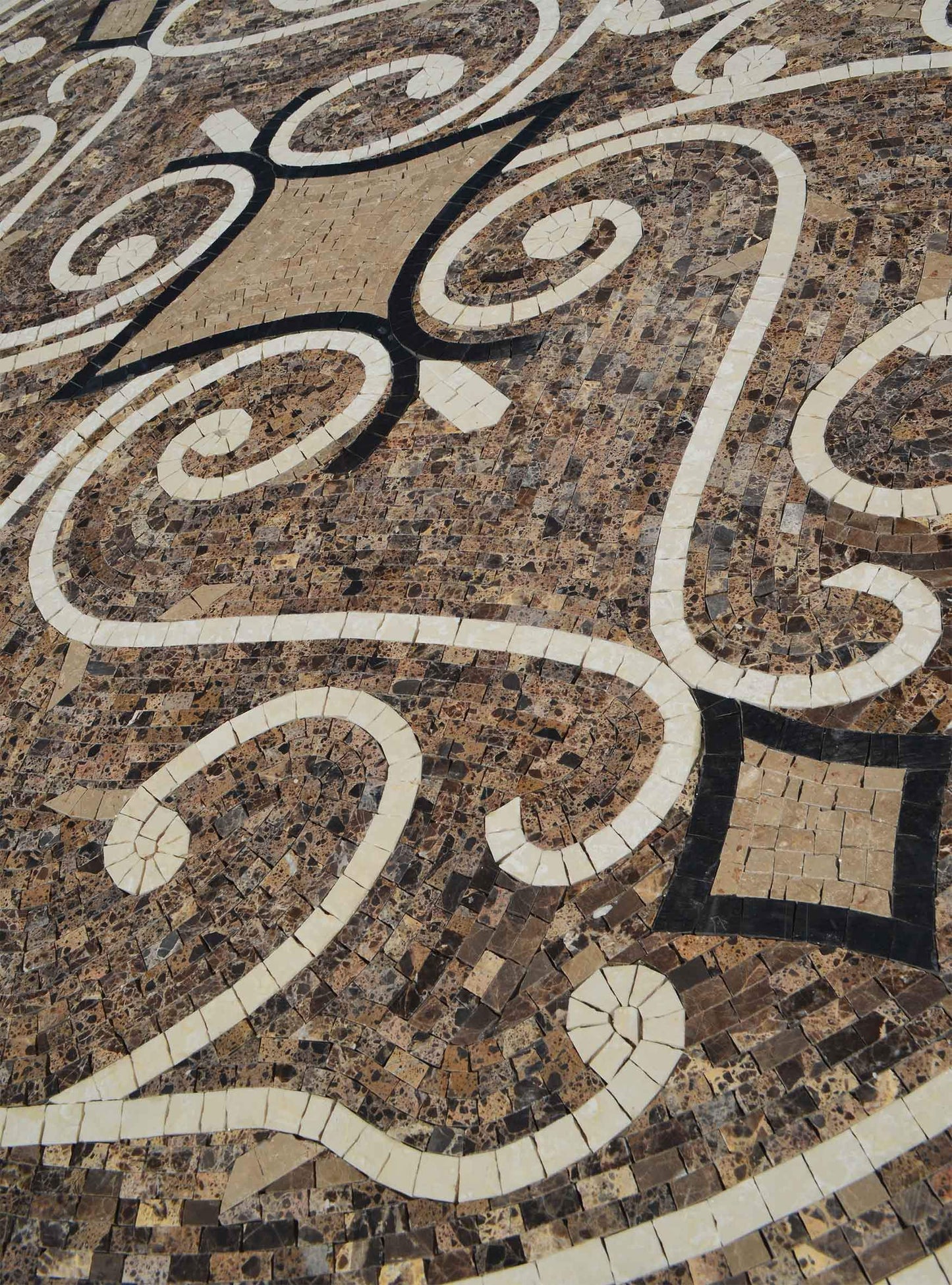 Heart of Swirls - Mosaic Medallion