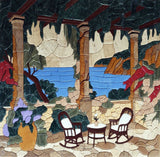Terrace view Mosaic Art