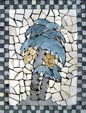 Mosaic Wall Art - Abstract Palm Tree
