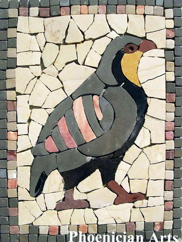 Mosaic Patterns - Colorful Bird