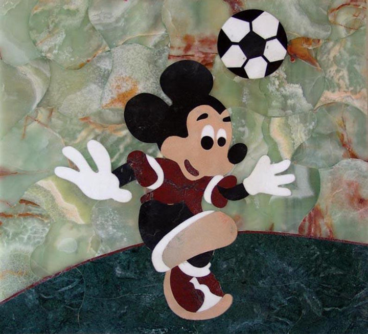 Mickey Mouse Mosaic Mural