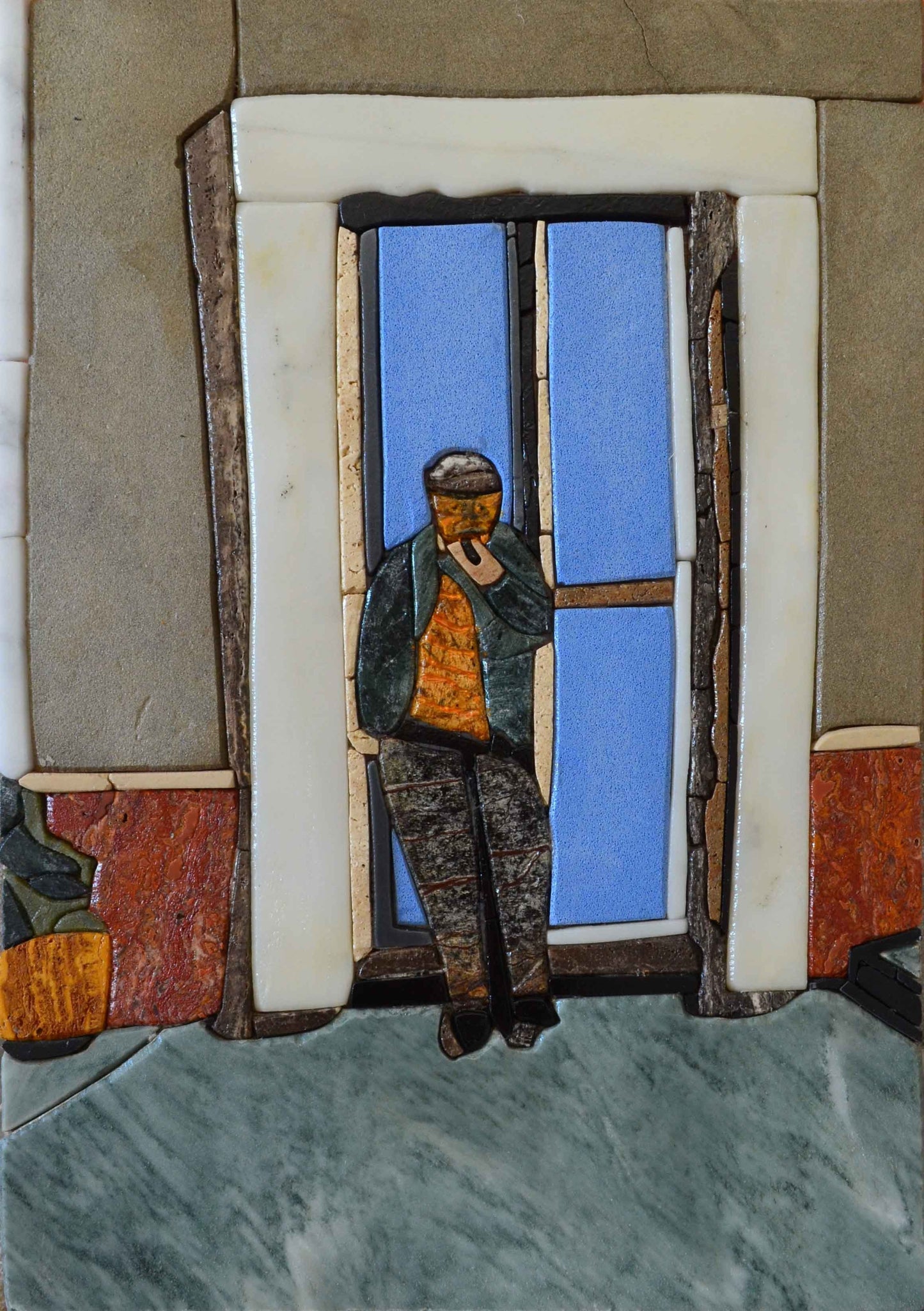 Figurative Illustration Petal Mosaic Art