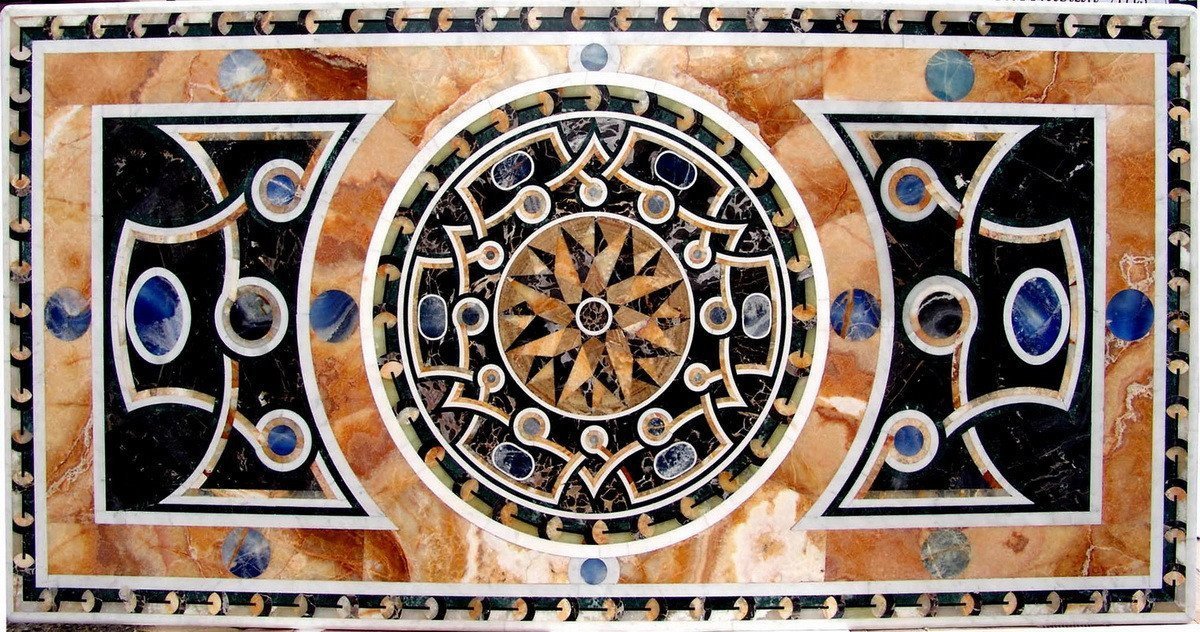 Mosaic Art - Sunset Snow Effect