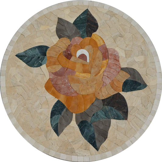 Earth Rose - Mosaic Medallion