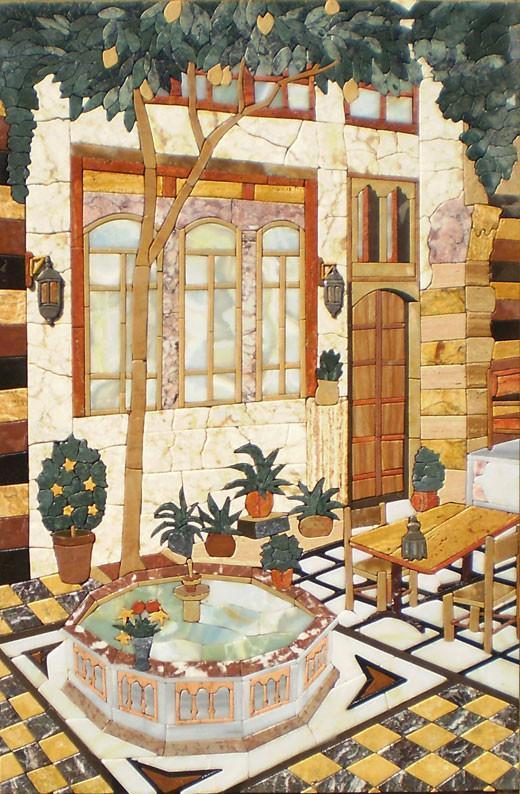 Stone Art Scene Mosaic