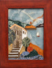 Old house Mediterranean Scene Art Mosaic
