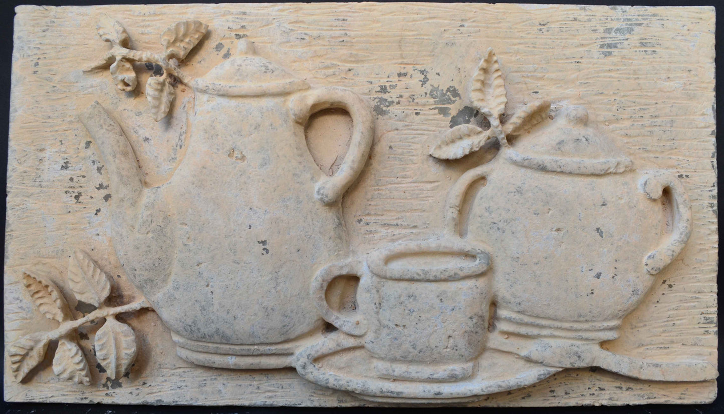 Kitchen Backsplash- Antique Sculpture Mosaic