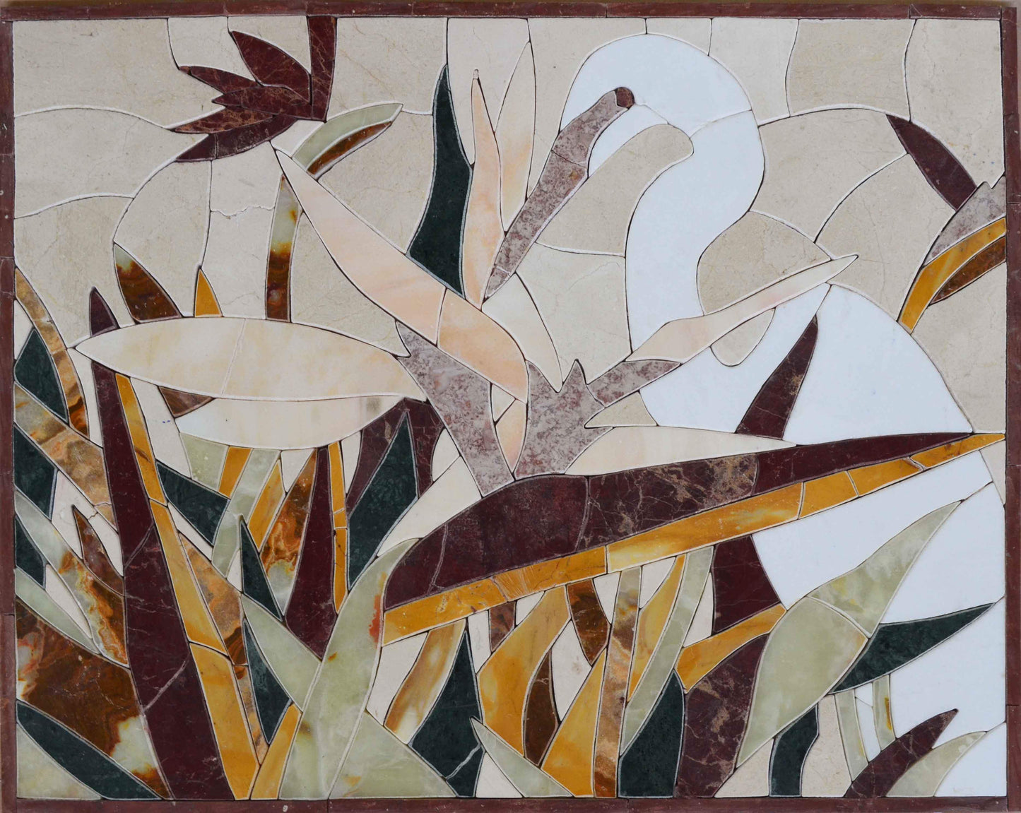 Mosaic Designs - Cattle Egret