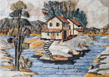 Lake House Stone Mosaic