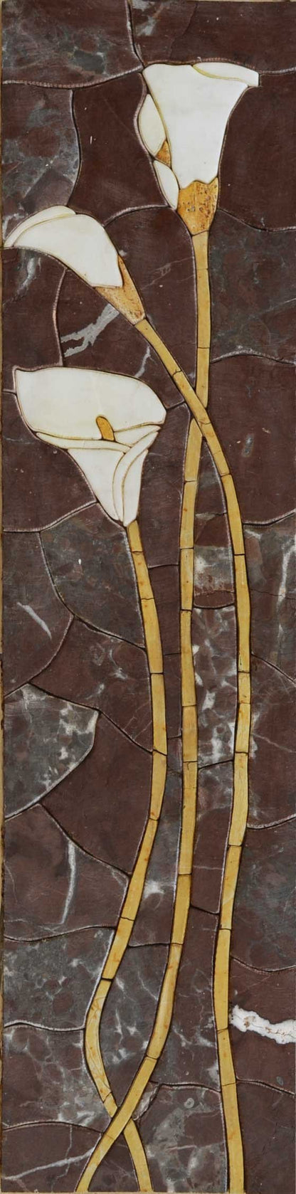 Mosaic Wall Art - Calla Lillies