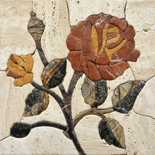 Mosaic Art - Flora From The Twig