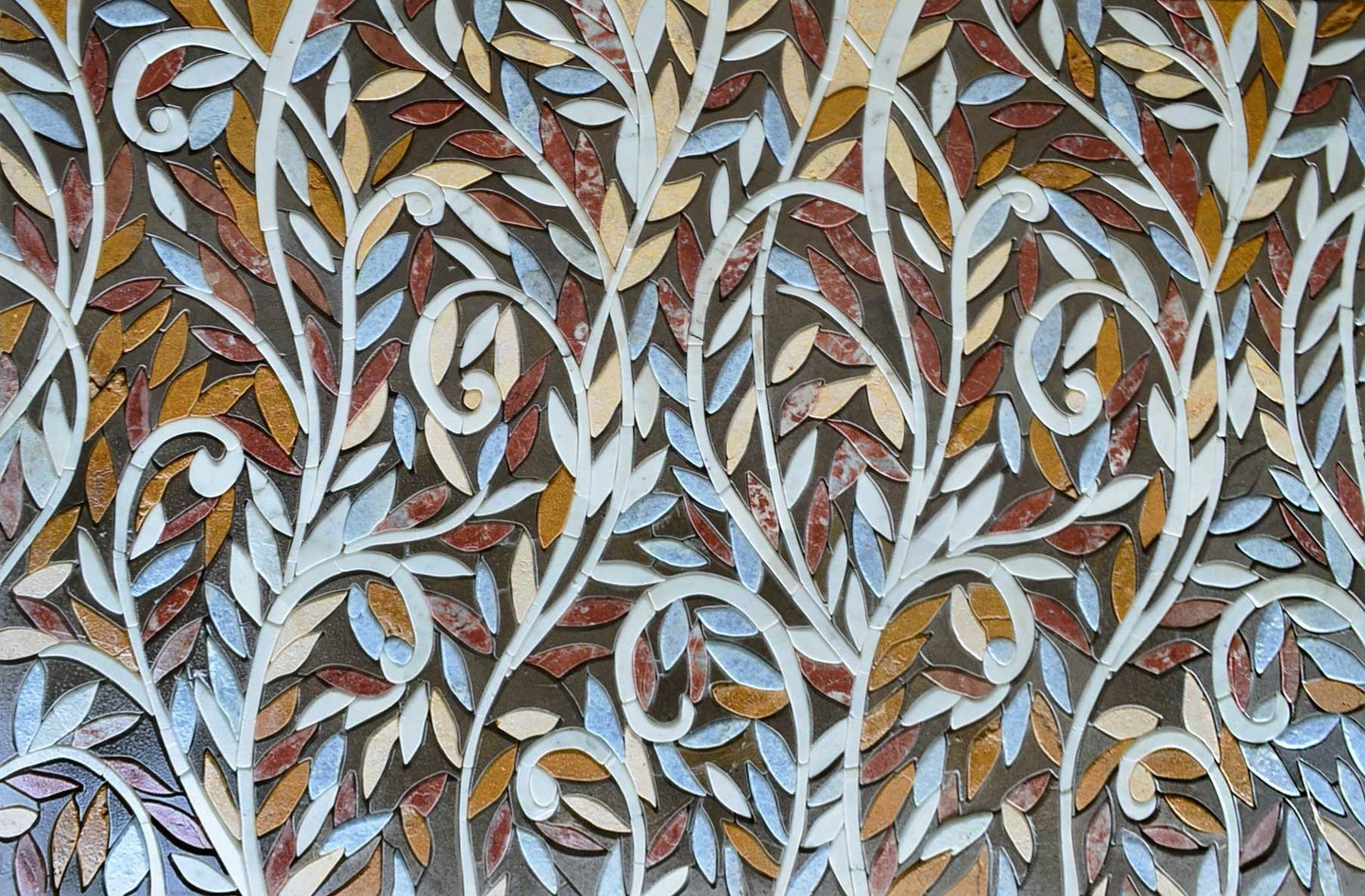 Floral Entangled Design Stone Mosaic