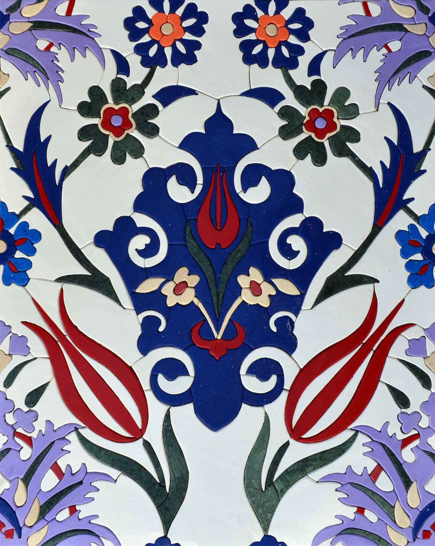 Flower Pattern Mozaic Art Mosaic