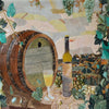 Mosaic Kitchen Backsplash- Winery Scene