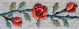 Stone Art Mosaic - 3D Rose & Buds