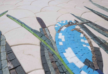 Bird Mosaic Art - Colorful Birds