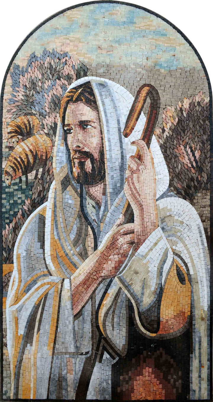 Religious Mosaic - Jesus Savior & Redeemer