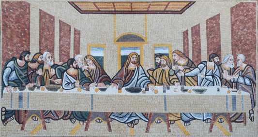Leonardo da Vinci Last Supper Reproduction Mosaic